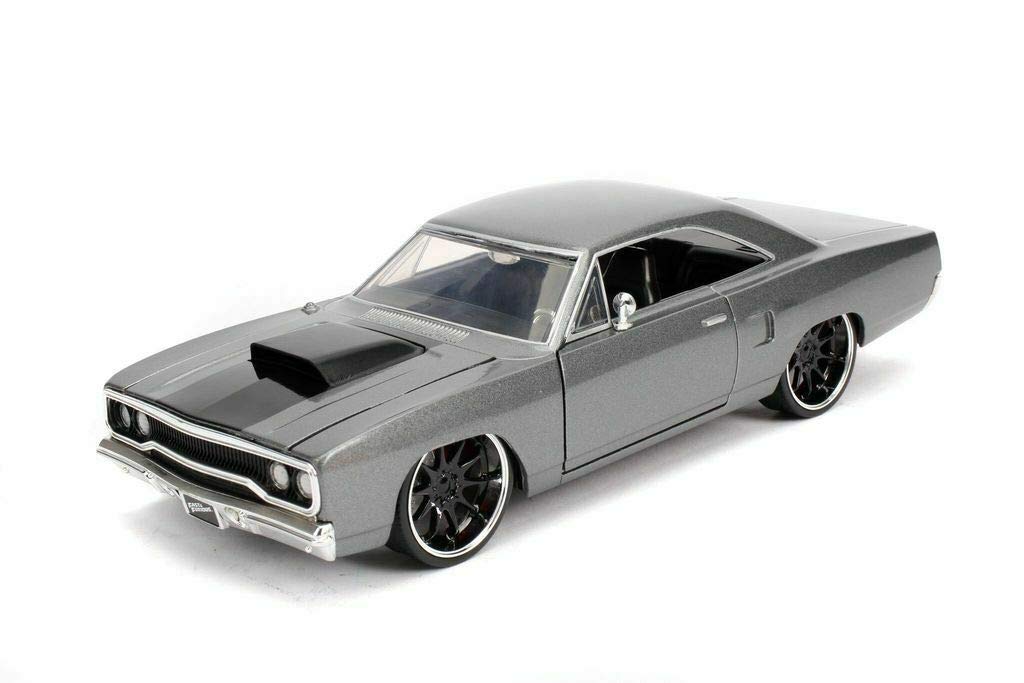 Fast & Furious 1:24 Doms 1970 Plymouth Roadrunner Die-cast Car Toys for Kids and Adults