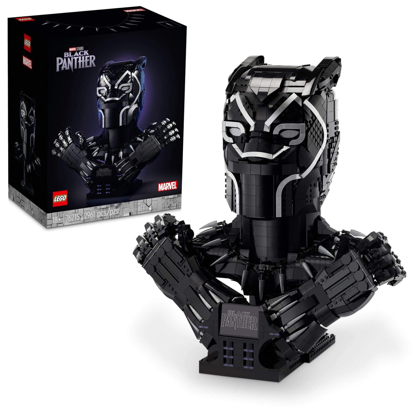 LEGO Marvel Black Panther King T’Challa Model Building Kit 76215 Collectible Wakanda Forever Memorabilia Super Hero Set for Adults and Teens Avengers Infinity Saga