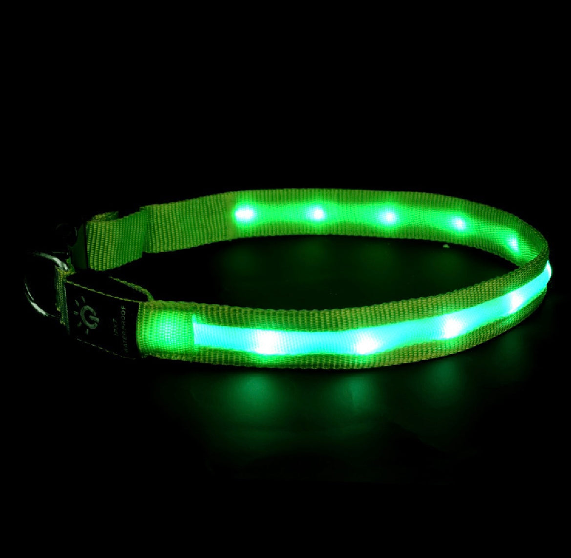 LED Waterproof Night cat dog Pet Collar with Lighting USB