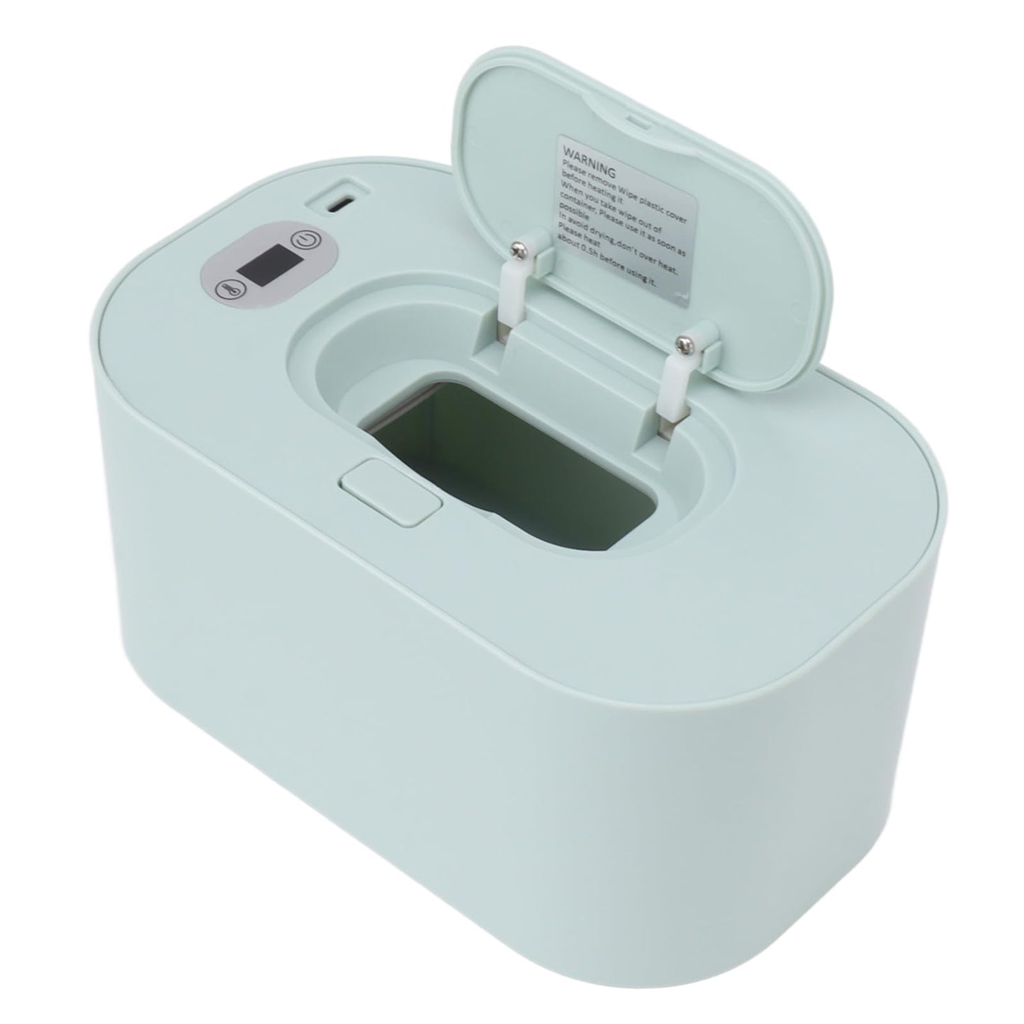 Baby Wipe Warmer USB Constant Temperature Portable Wipe Heater Temperature Adjustment Warm Keeper Dispenser 5V Wipe Warmer Wipe Heater (Green)