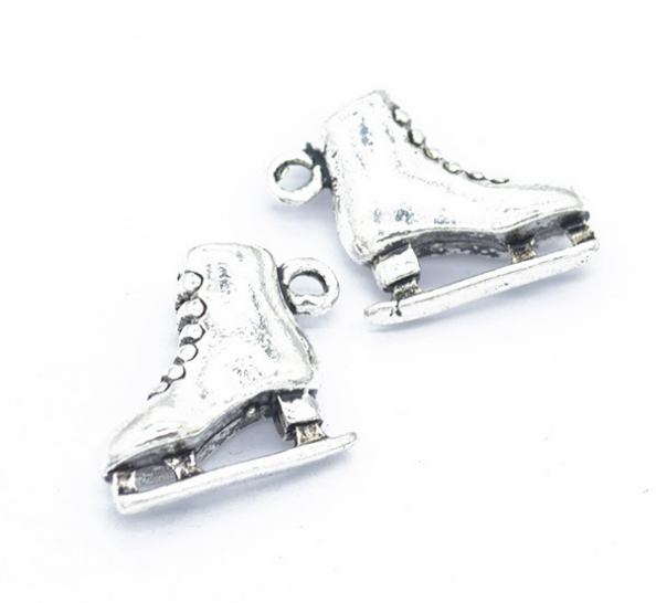 Skate Shoe Alloy Pendant Necklace valentine couple birthday date friendship gift