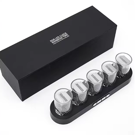NIXIE Tube Clock with RGB Lighting Effects (One Set)