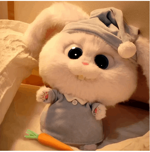 Plush Rabbit Toy: Snowball (One Piece)