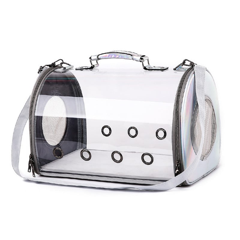 Portable Pet cat travel case Carrier Backpack 35x14x17 cm Silver Pink Red Blue