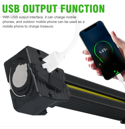 Power Torch Work Light mechanic car fix magnetic