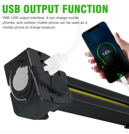 Power Torch Work Light mechanic car fix magnetic