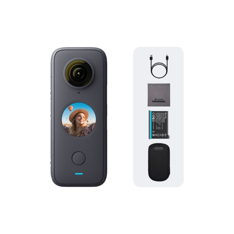 Pocket Panoramic Action Camera 5.7k UHD Anti-Shake 2.5 inch Touchscreen wifi USB