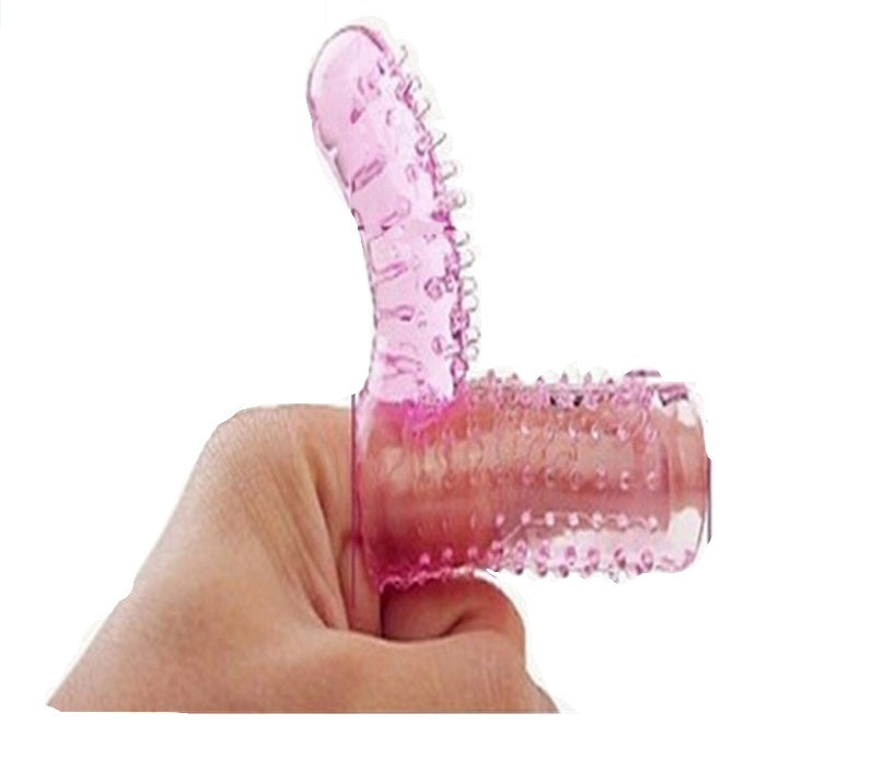Adult silicone Thumb Sleeves for Intimate Pleasure couple date massage