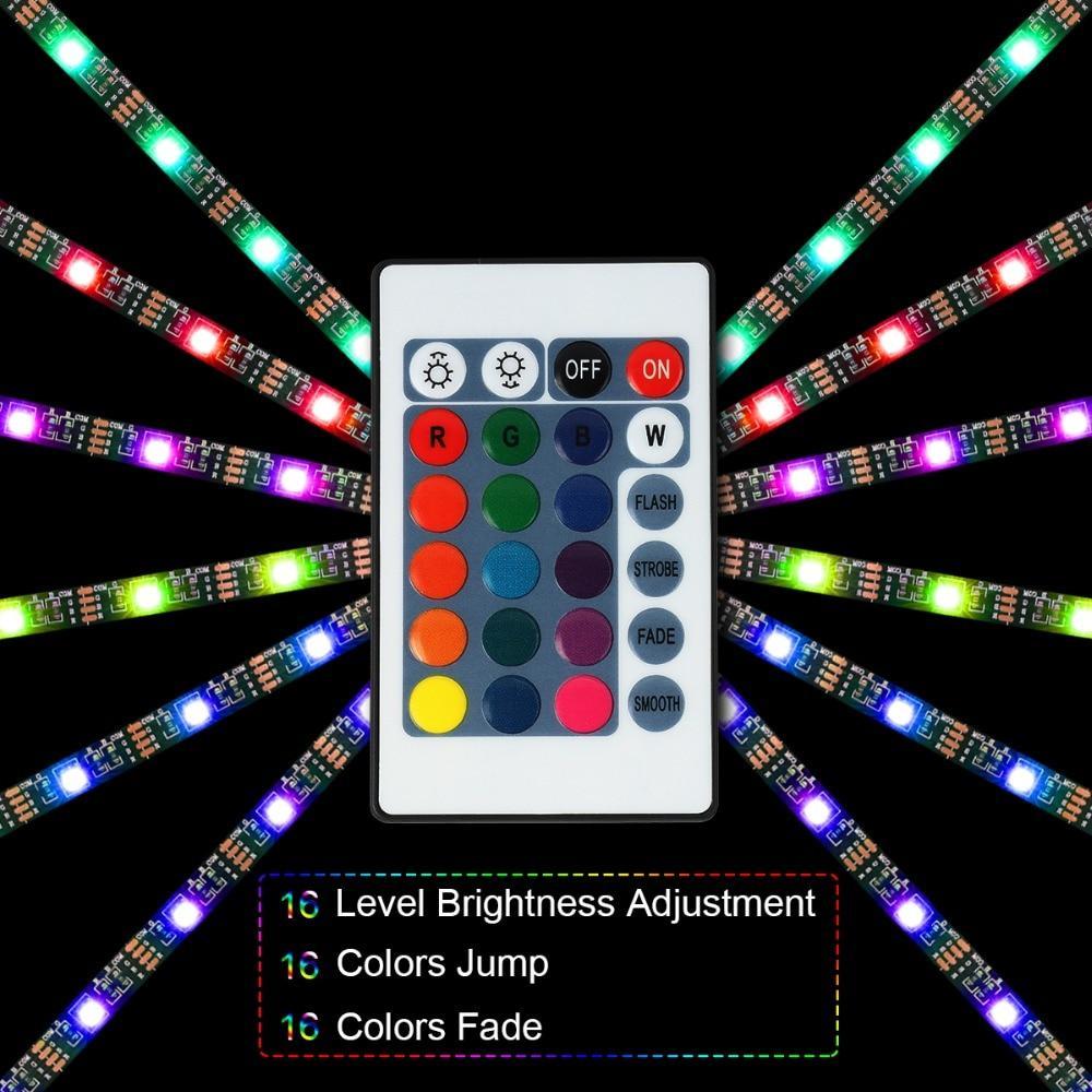 USB 2M LED Ambient Music Rhythm Light Strip