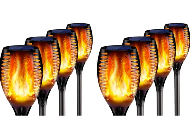 Solar Simulation Flame LED Light 12inch