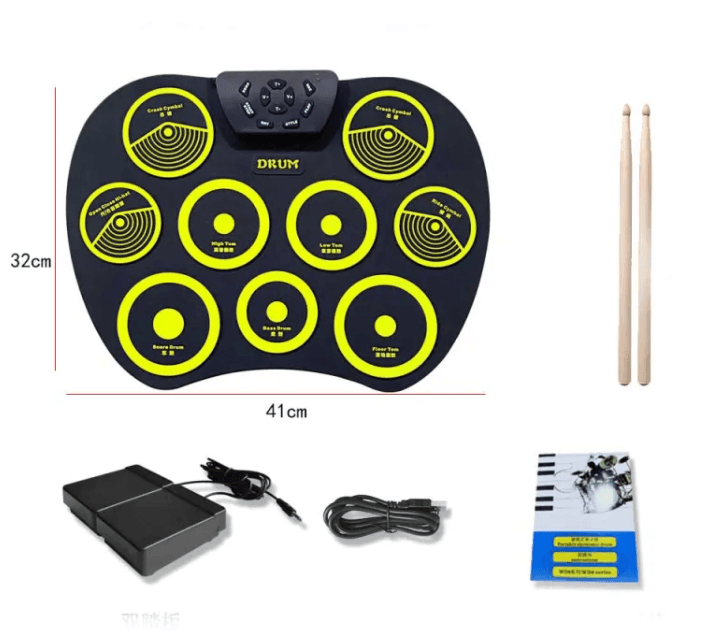 Kids USB Roll Drum drumset