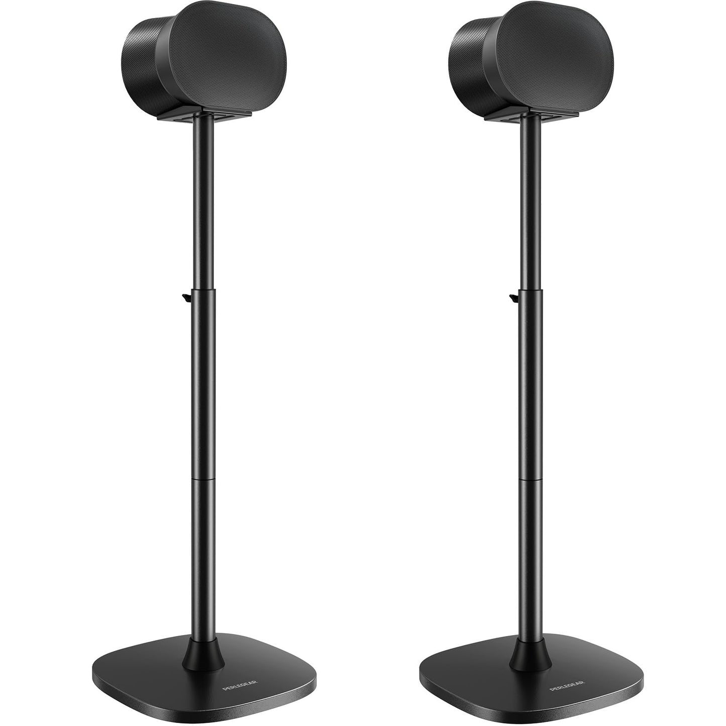 Perlegear Speaker Stand for Sonos Era 300 Adjustable Height 33”-42” Sonos Era 300 Surround Sound Speaker Stand Floor Speaker Stand Supports up to 13.2 lbs with Cable Management Pair PGSS14