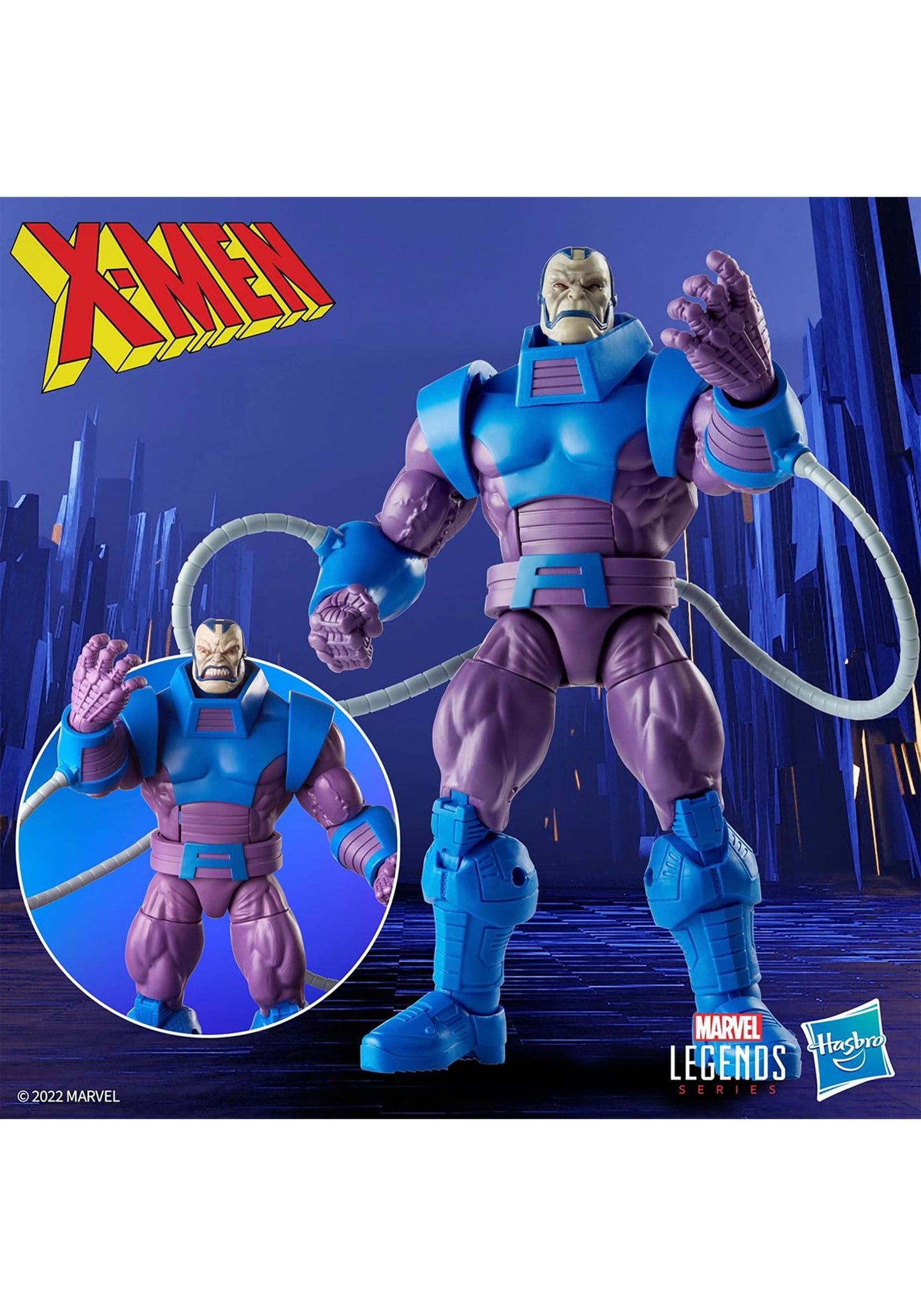 Marvel Legends Series The Uncanny X-Men 6-inch Apocalypse Retro Action Figure Toy Includes 8 Accessories Kids Ages 4 and Up Multicolor