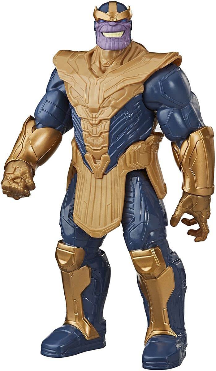 Marvel Avengers Titan Hero Series Blast Gear Deluxe Thanos Action Figure 12-Inch Toy Inspired by Marvel Comics for Kids Ages 4 and Up