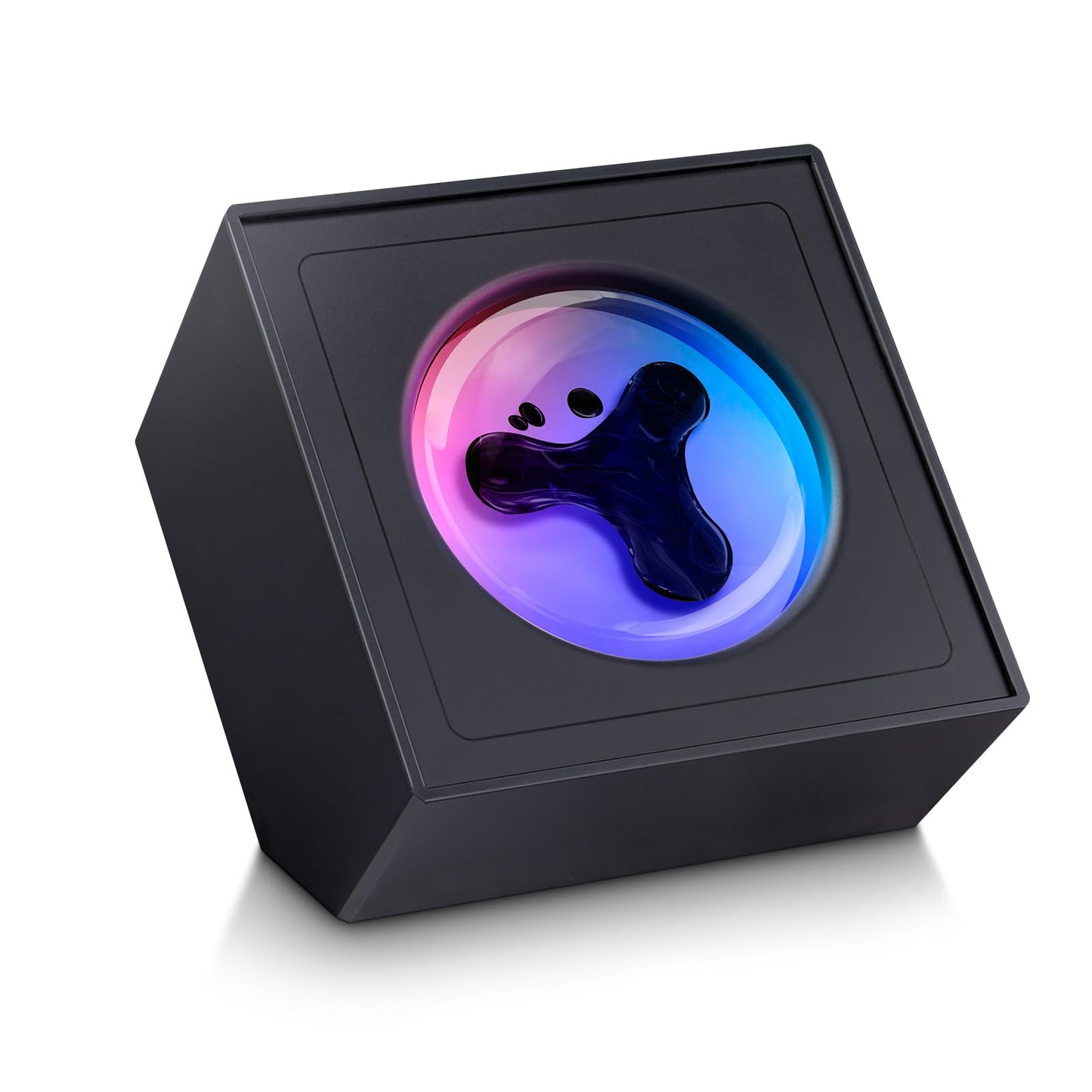 Venominbox Ferrofluid Music Visualizer Dancing Sound Sensitive,Ferrofluid Speaker Music Mate Decorative RGB Light Ferrofluid Display Desk Toy for Table Bedroom Office Study Science Gift