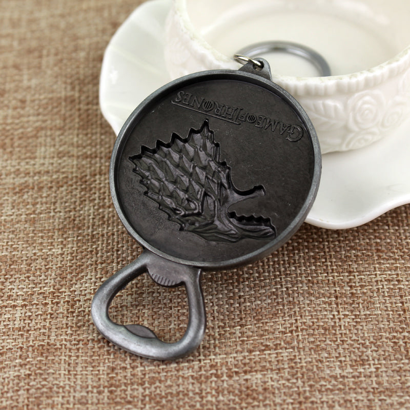 Game of Thrones Keychain with Bottle Opener