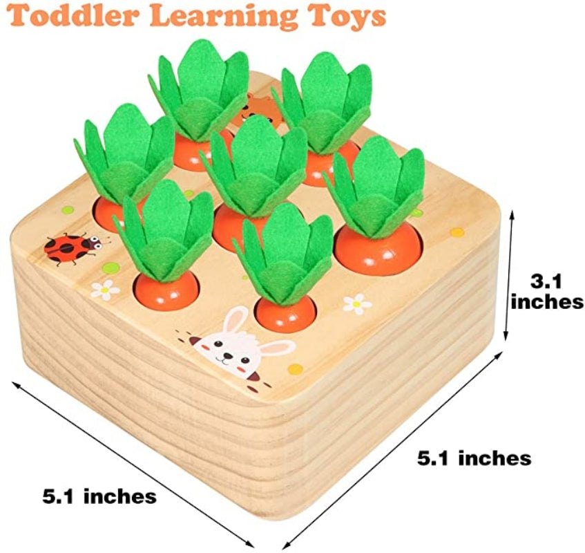 Children's Magnetic Fun Fishing Carrot Game Toy