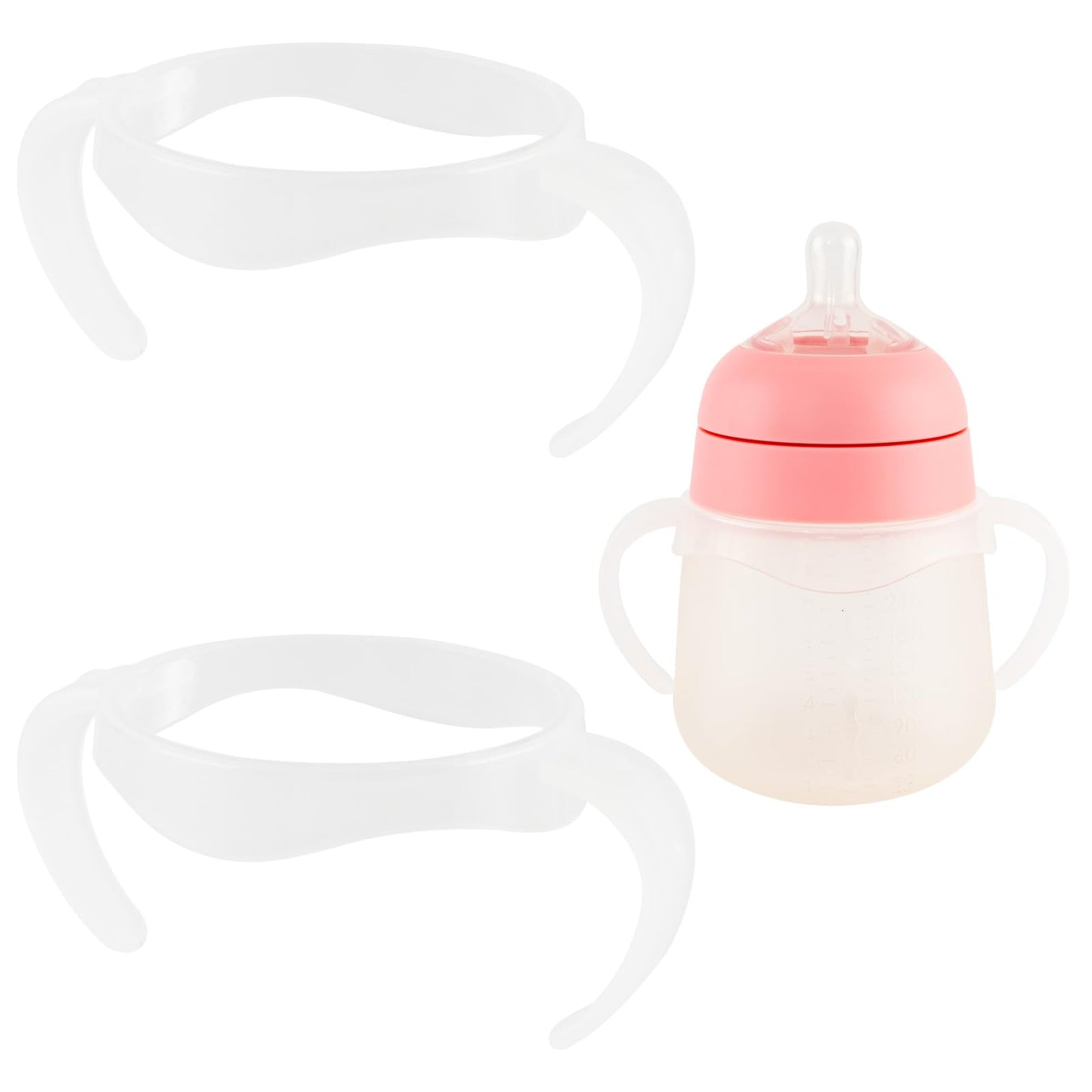 Baby Bottle Handles for Nanobebe Bottle Compatible Nanobebe Bottle Holder for Newborn 2 Count