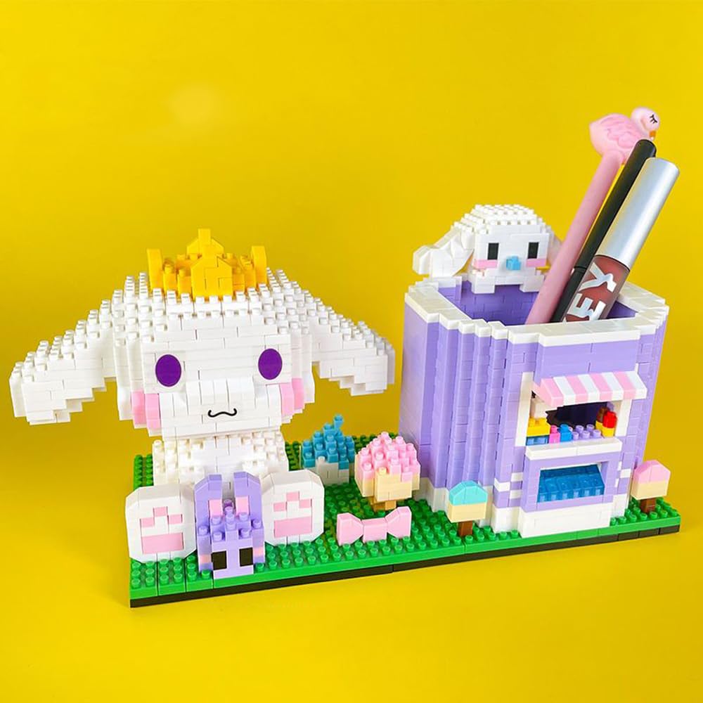 ENHANA Mini Building Blocks Cinnamoroll Dog Building Toy Micro Building Kits Cartoon Gifts Anime Mini Blocks Set Bricks Toys