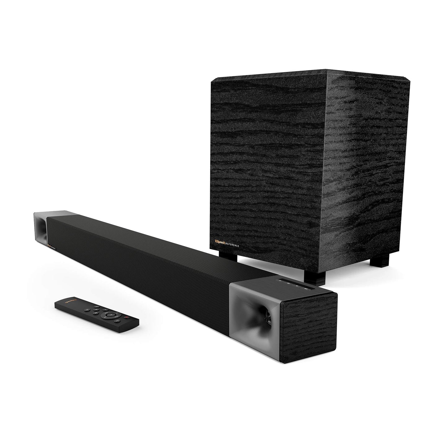 Klipsch Cinema 400 Sound Bar + 8Inch Wireless Subwoofer with HDMIARCBlack