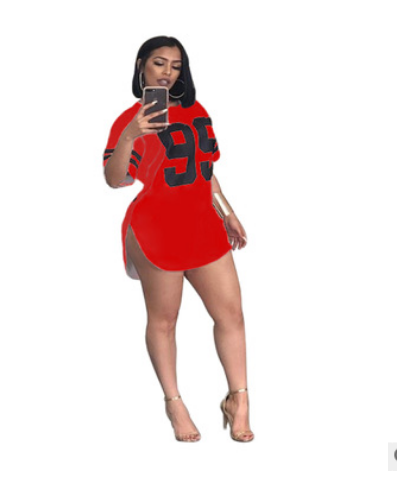 Fashionable Sexy Digital Print Mini Dress woman women date couple party night clubbing