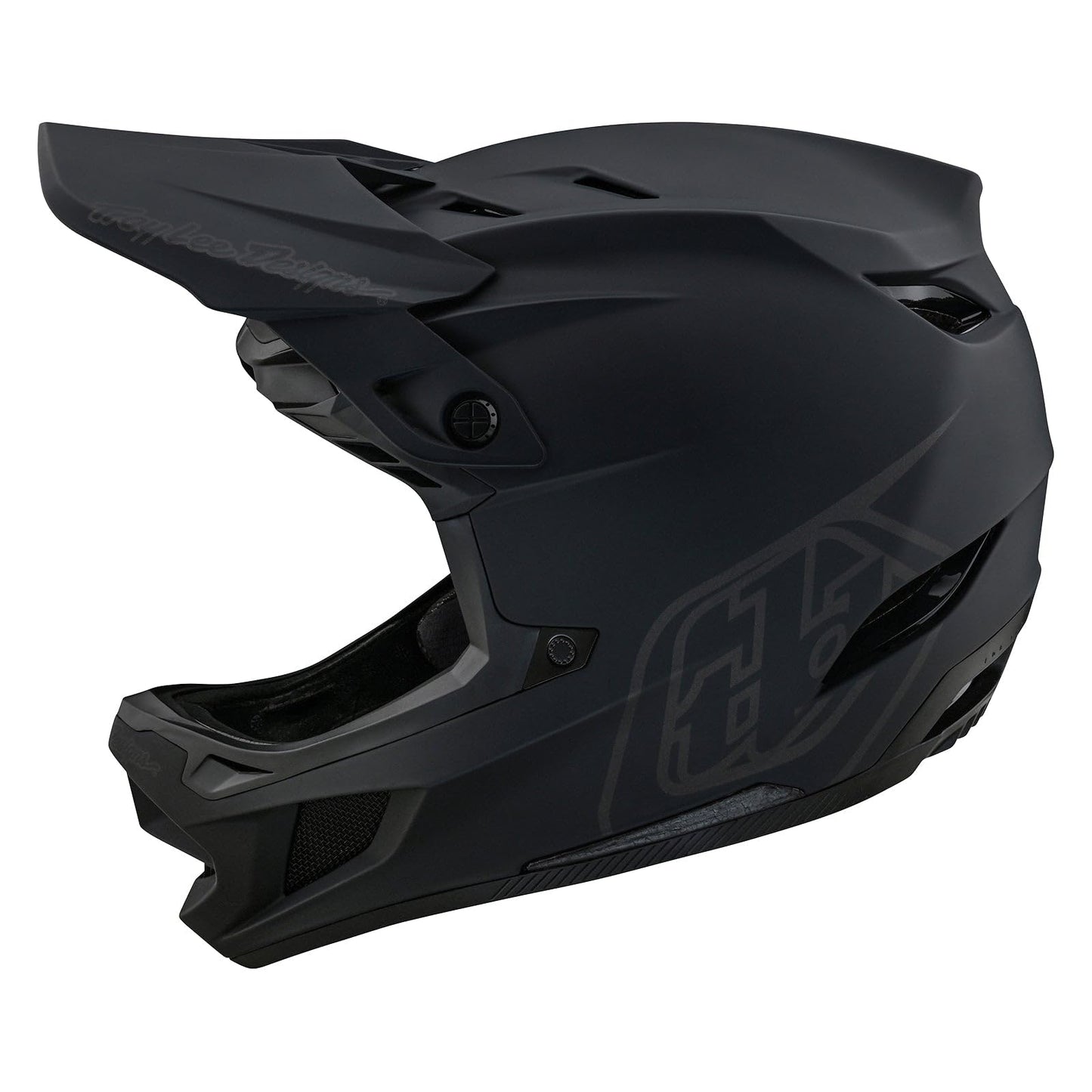Troy Lee Designs D4 Polyacrylite Adult Mountain Bike Downhill BMX Helmet W/MIPS Stealth Black Large
