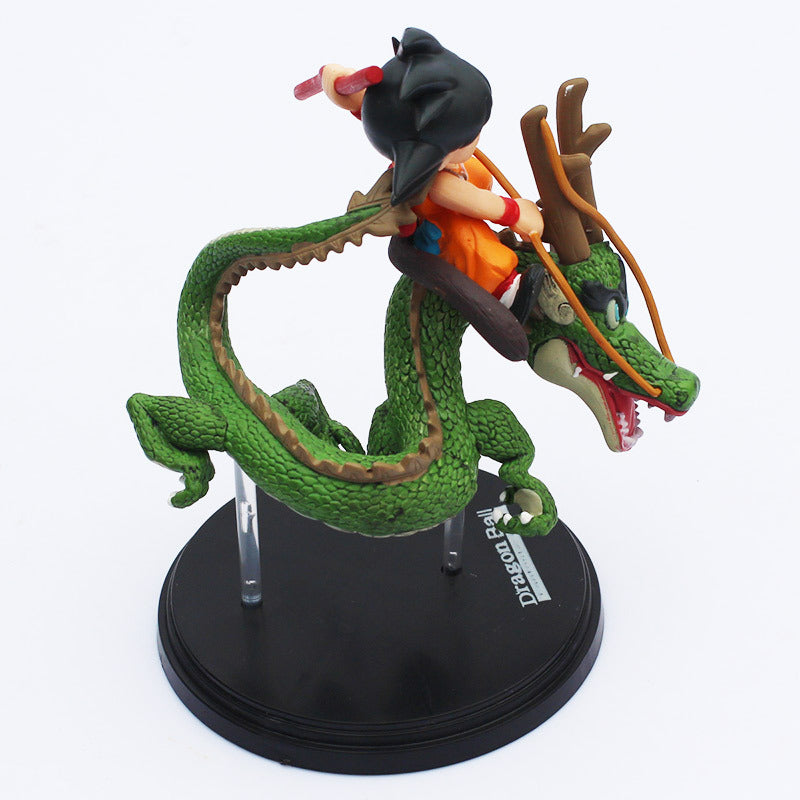 Dragon Ball Goku Riding Shenron Figure Model (Boxed)