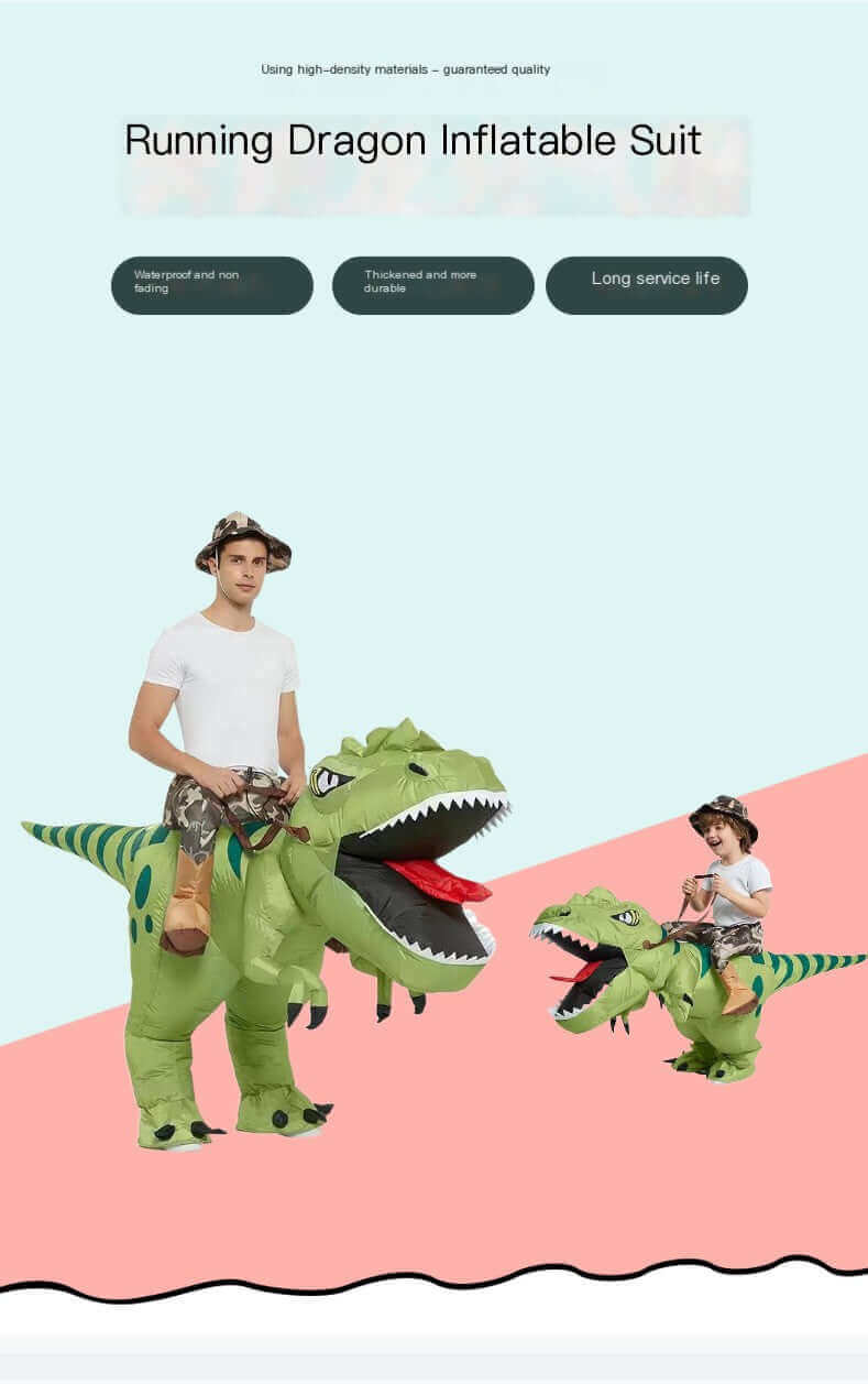 Kids Inflatable T-Rex Dinasour Costume