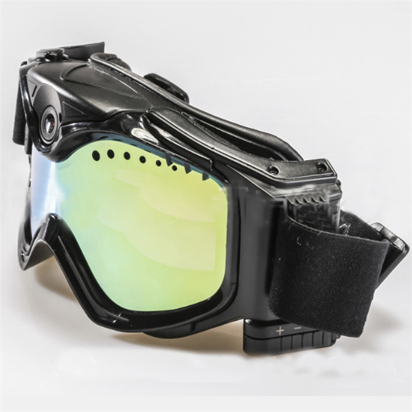 Anti-Fog Sports Glasses with HD 720P 30 fps Camera rechargeable 1020 mAH battery