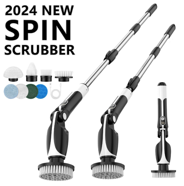 Telescopic Electric Brush Gardening home hardware tool cleaning