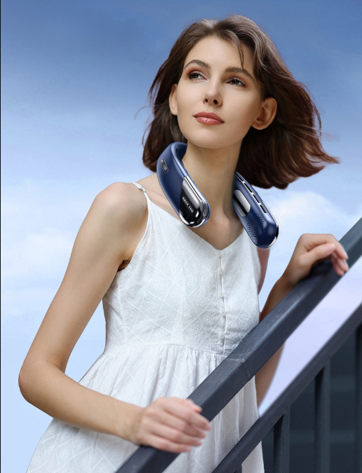 Portable Neck Fan 10000mAh Rechargeable Mini USB (One)