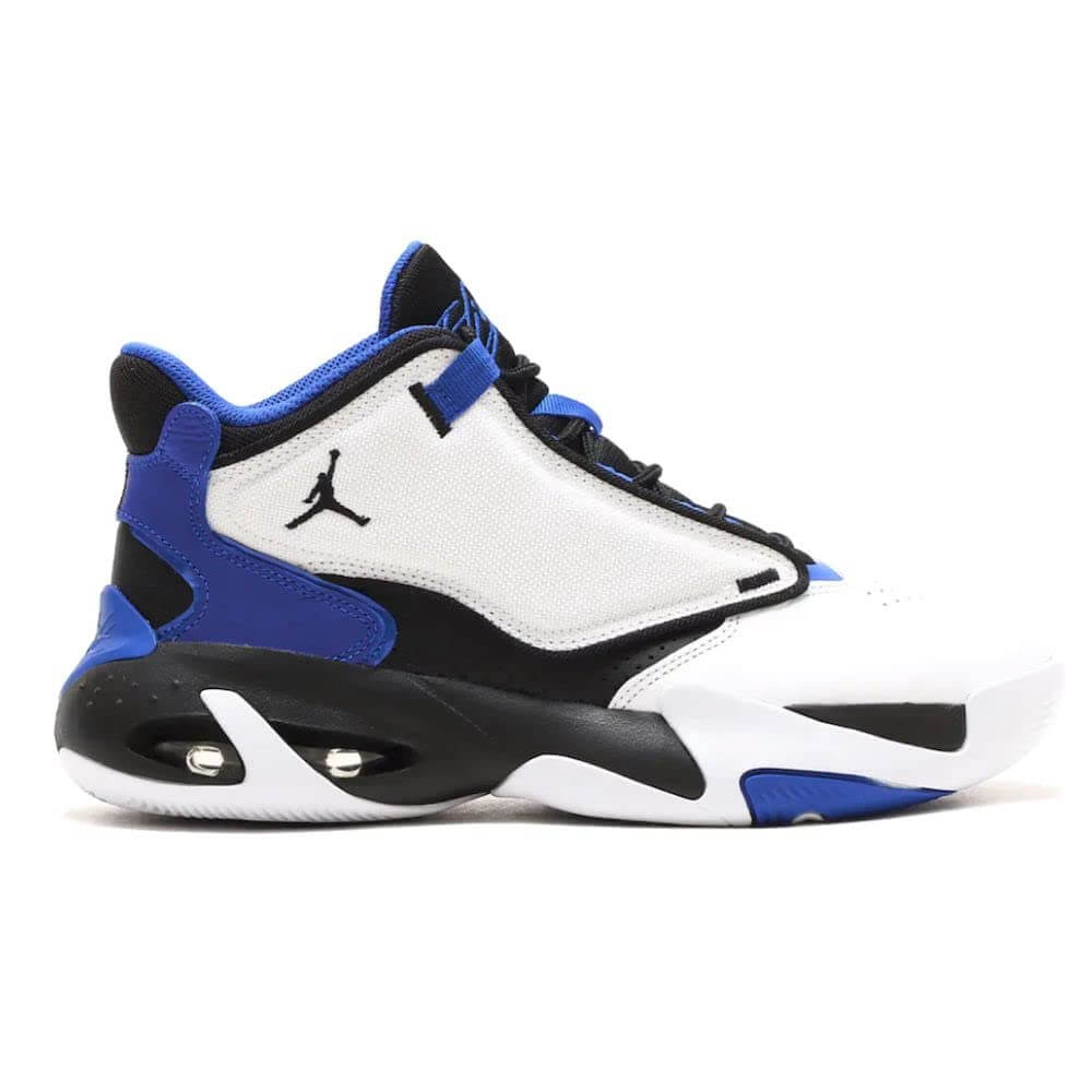 Nike Mens Jordan Max Aura 4 Running WHITE/BLACK-HYPER ROYAL 7 UK (8 US)