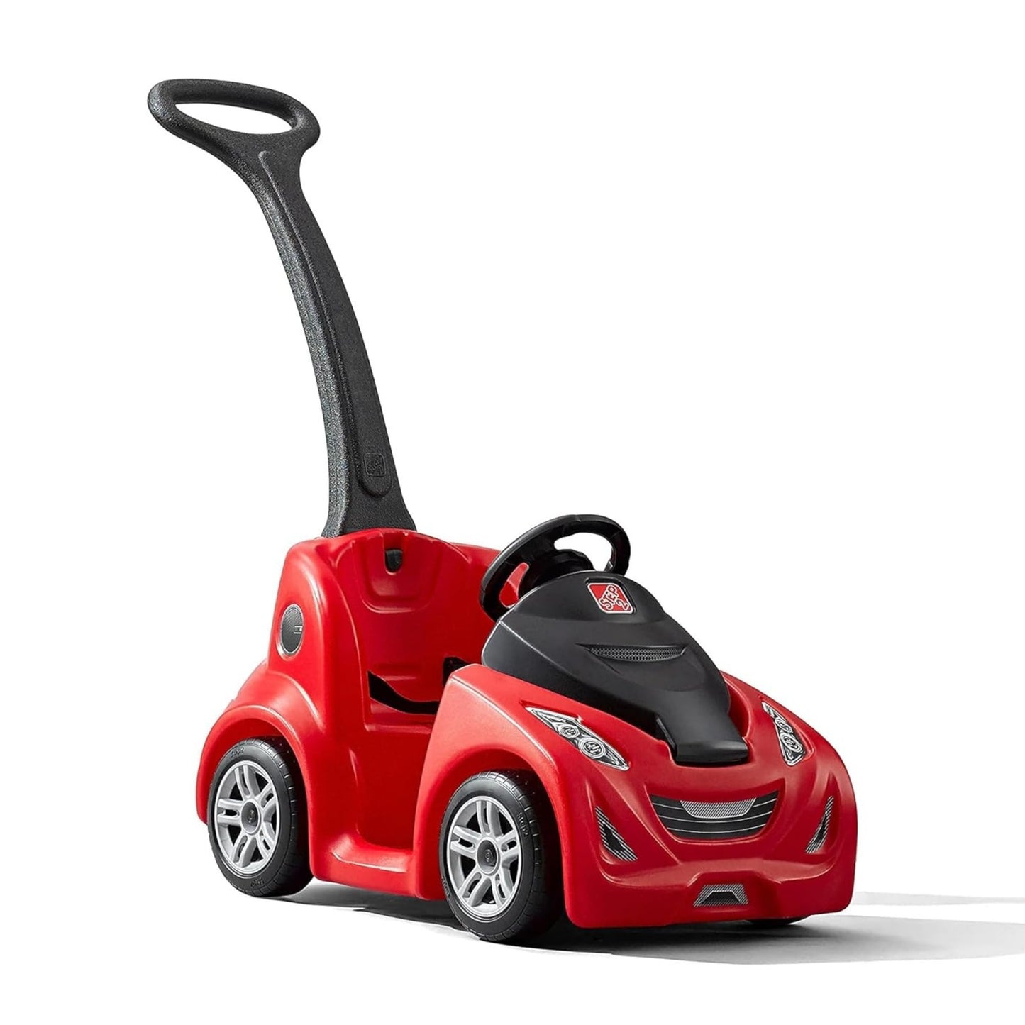 Step2 Push Around Buggy GT Kids Push Car Ride On Toy Stroller Substitute Includes Seat Belt & Horn Made of Durable Plastic Max Weight 50 lbs. For Toddlers 1.5-3 Years Old Red