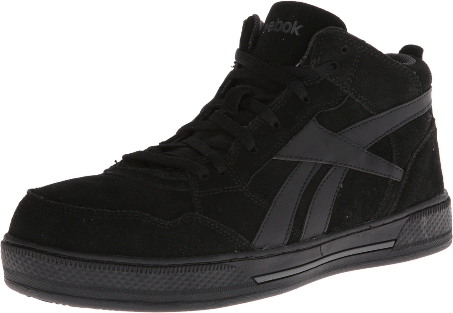 Reebok Work Mens Dayod Safety Toe Skateboard Work Shoe Black 9 M US