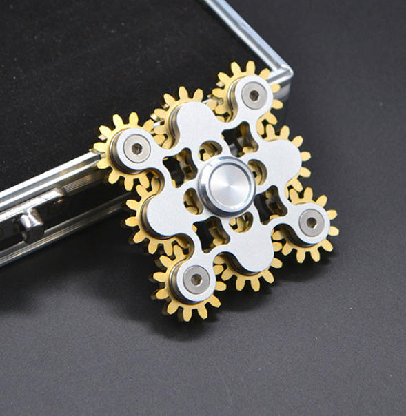 Metal Fidget Spinner - Stress Relief Toy for Fingers
