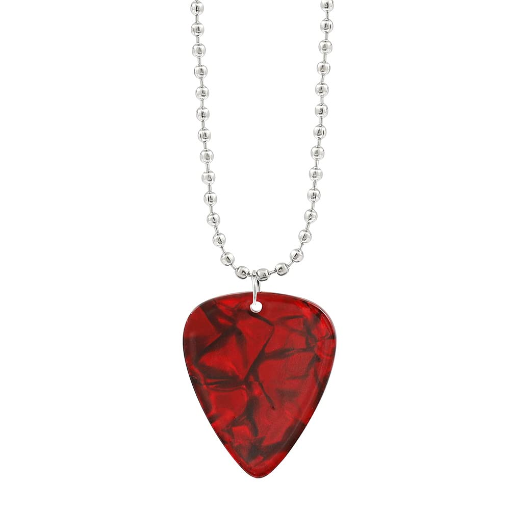 Guitar Pick Pendant Necklace keychain - Gifts for Music Lovers