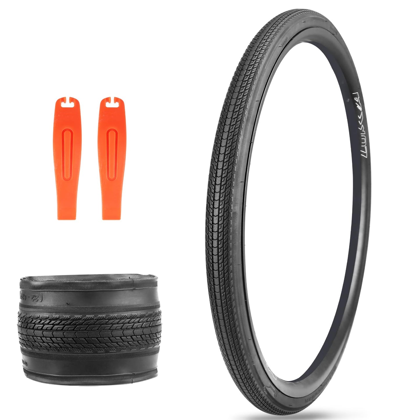 ZUKKA Bike Tire 700C Road Bike Tires 700×28C Foldable Bike Tire with 2 Tire Levers Folding Bicycle Tire for Road Bike Hybrid Bike Gravel Bike