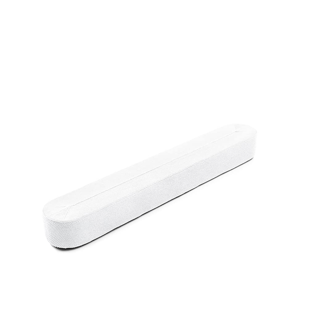 Soundskins Speaker Cover for Sonos Beam – Custom Fit 3D-Knitted Acoustically Transparent Fabric – Bright White