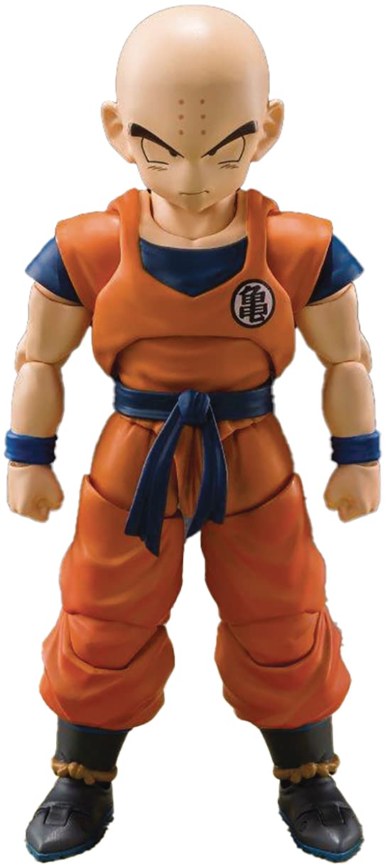 TAMASHII NATIONS - Dragon Ball Z - Krillin Earths Strongest Man Bandai Spirits S.H.Figuarts Action Figure