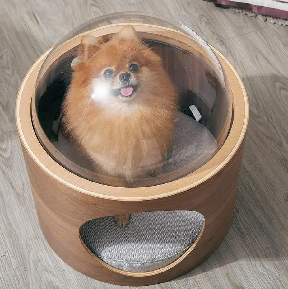 Clear Dome Pet dog cat Bed furniture