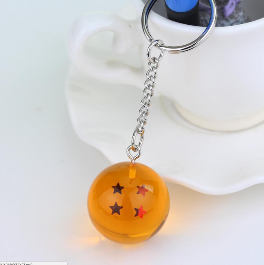 Dragon Ball Keychain Creative Pendant 1-7 dragon Star Balls