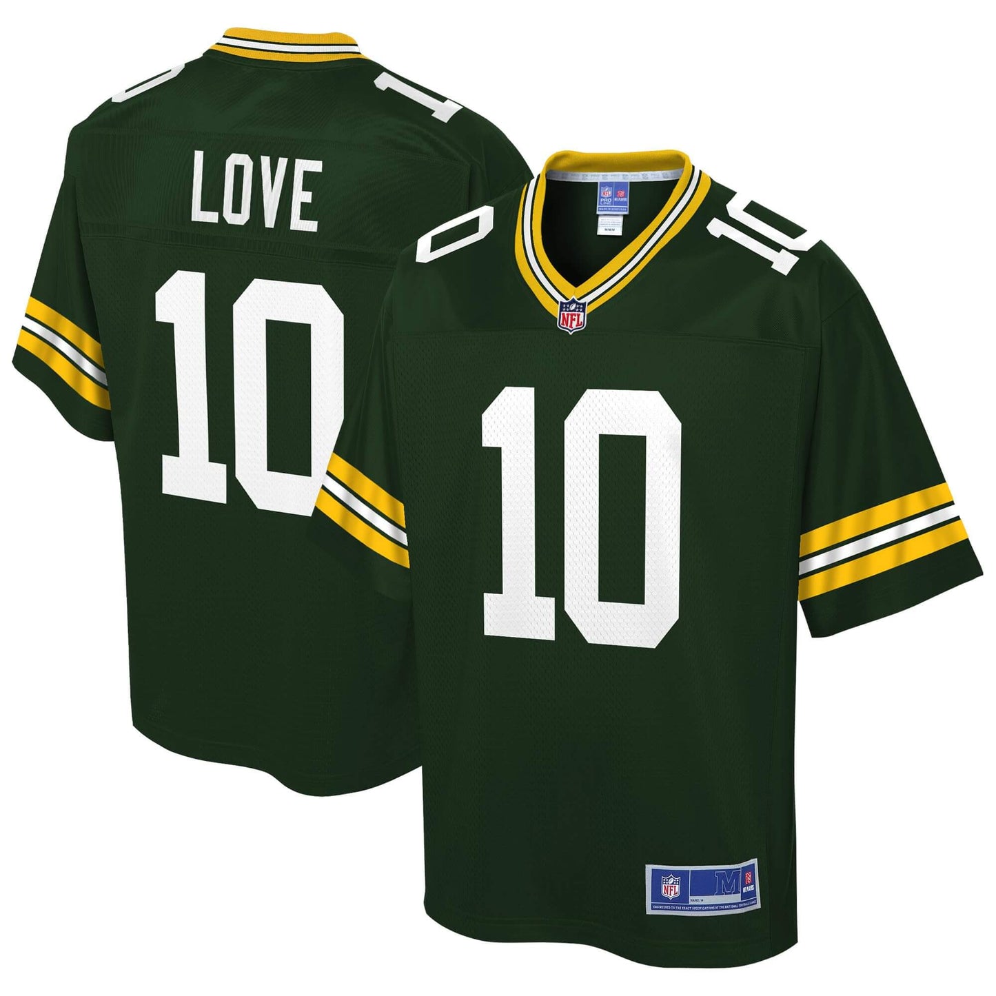NFL PRO LINE Mens Jordan Love Green Green Bay Packers Team Player Jersey