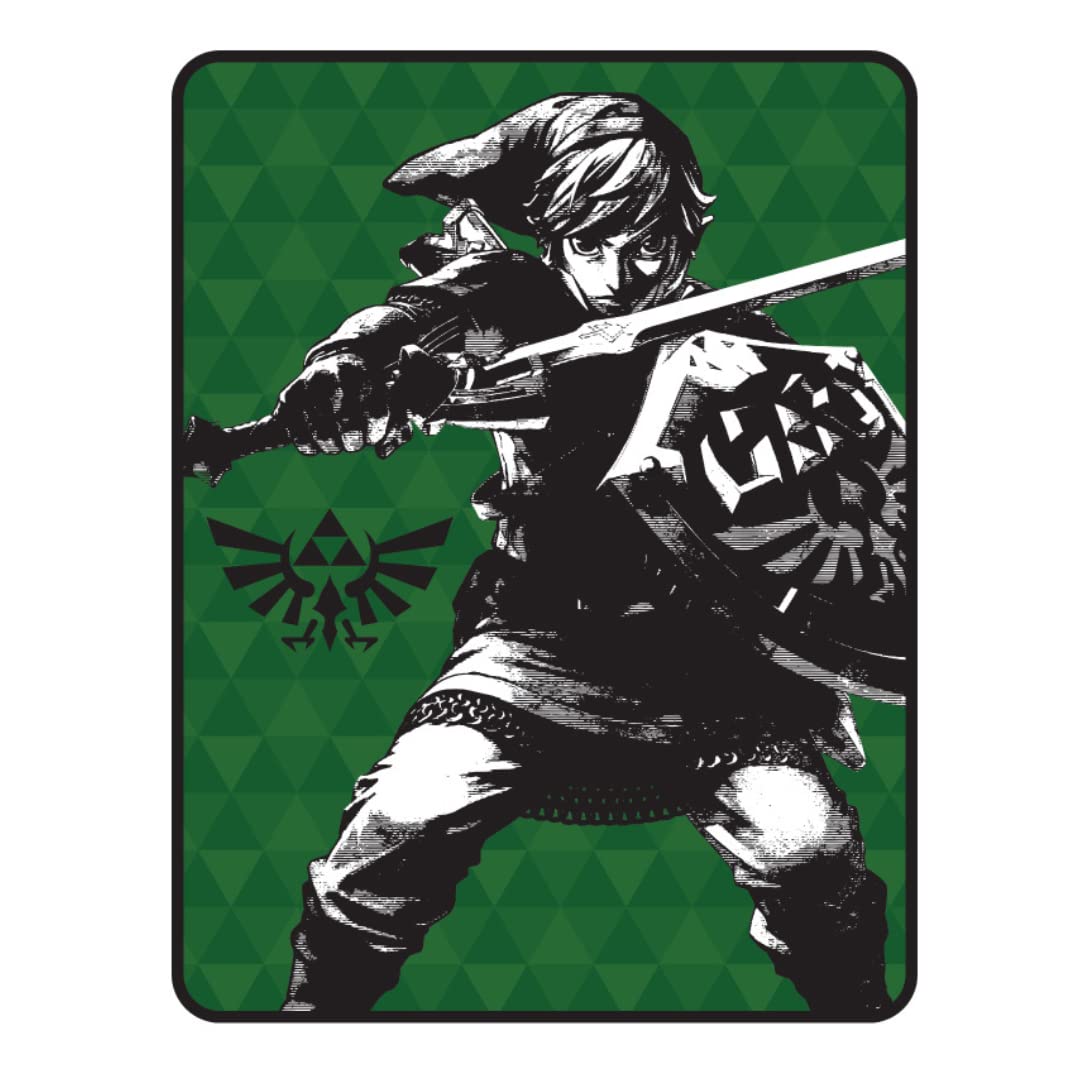 Franco Collectibles The Legend of Zelda Retro Video Game Bedding Super Soft Micro Raschel Throw 46 in x 60 in (Official Licensed Product)