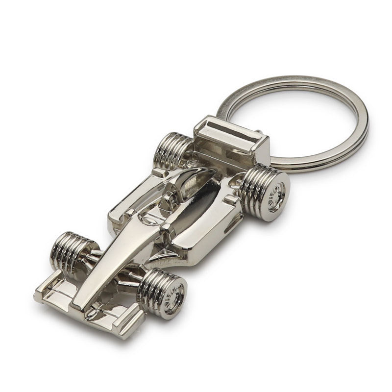F1 Metal Keychain - Creative Race Car Design