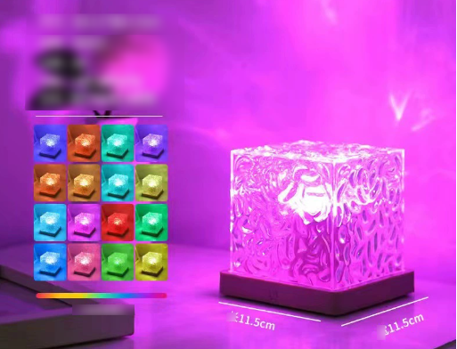 Wave Glow Projector Lamp USB 3W With RC 16colors
