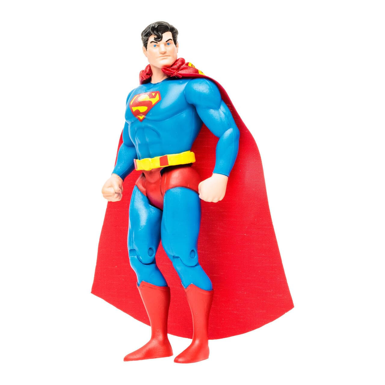 DC McFarlane Toys Multiverse 5-inch Super Powers Superman Action Figure with 5 Points of articulations Collectible Retro 1980’s Super Powers Line Figure – Ages 12+