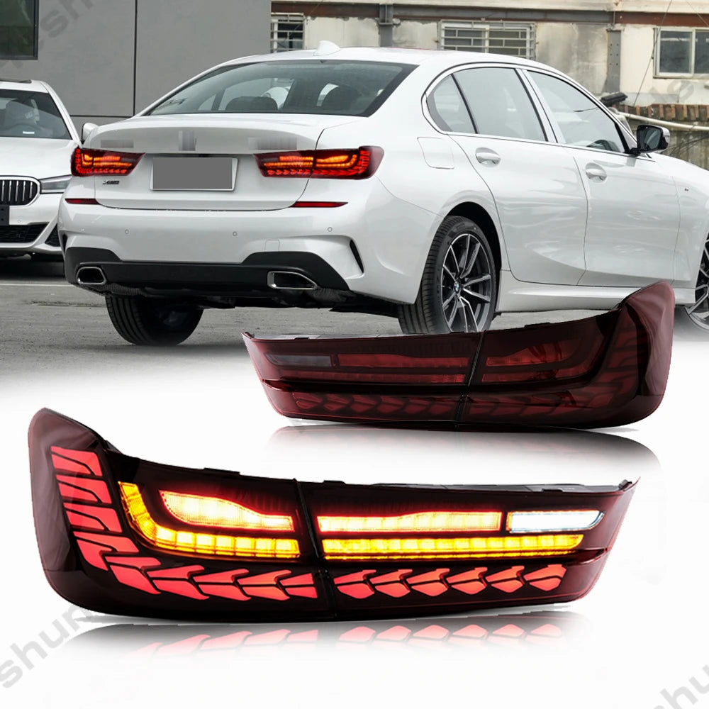 OLED GTS Taillights For BMW 3 Series G20 M3 G80 330 340i 320i 325i 2019-2024 Taillamp Taillight Rear Lamps Full LED Brake Light