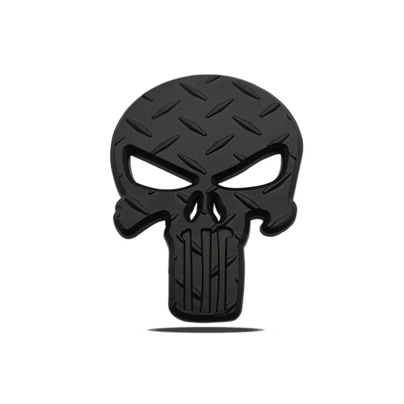 3D Metal The for Skull Skeleton Car Motorcycle Body Emblem Badge Fashion Decoration Automobile Styling Car accessories