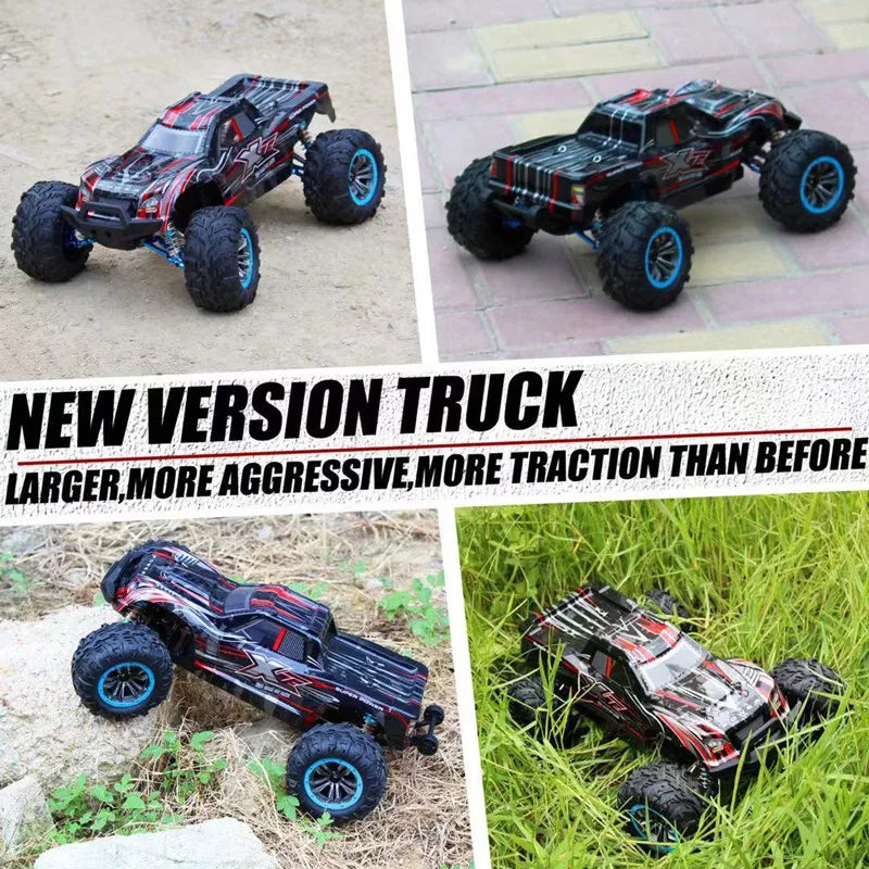 Large 90KM/H Speed Brushless RC Racing Car 2.4G RC Desert car Off Load Climbing Vehical Shock Absorber Waterproof RC Car Gifts