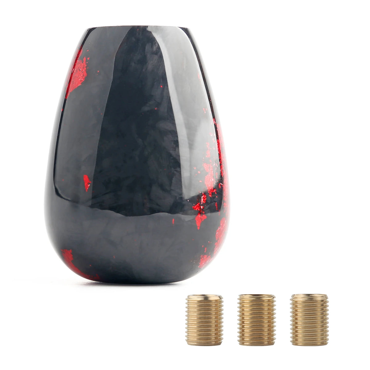 Racing Universal Forged Fiber Gear Shift Knob Cylindrical And Spherical Shift Knob For Most Car Decorations Accessories
